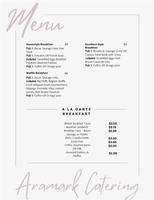 catering menu page 3